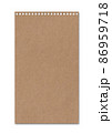 blank brown note paper background 86959718