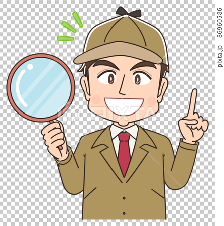 探偵のイラスト 探偵のイラスト 86960586