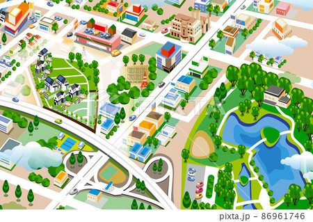 楽しい街並みと楽しい暮らし。人々が明るく楽しく暮らせる街づくり。の