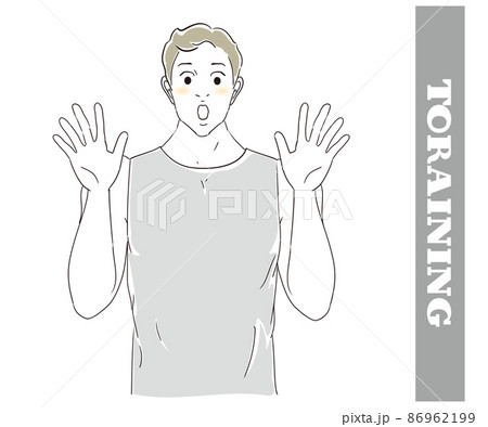 驚くフィットネスインストラクター 86962199