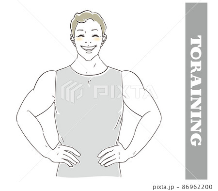 笑顔のフィットネスインストラクター 86962200