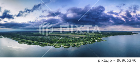 Rural summer sunset 86965240