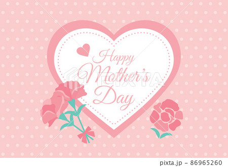 母の日のHappy Mother's Dayのイラスト 86965260