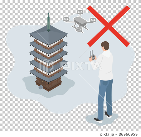 禁止使用無人機的重要建築物周圍 禁止使用無人機的重要建築物周圍 86966959