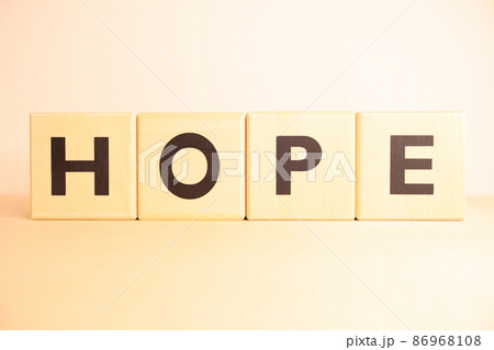ホープ（HOPE）のイメージ（文字・アルファベットテキスト） 86968108