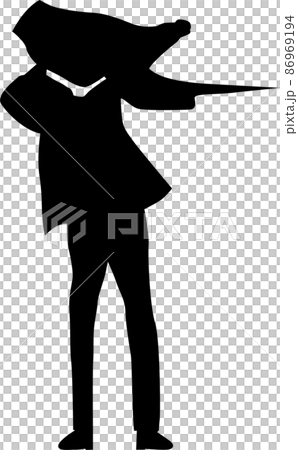Men's cool suit silhouette 86969194