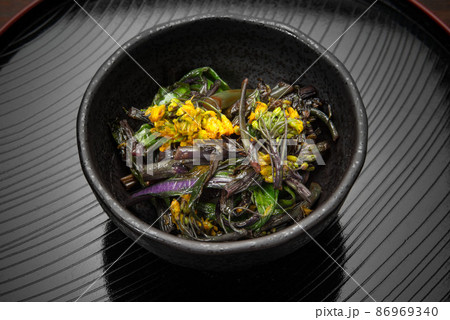 紅菜苔のオリーブオイル炒め 紅菜苔のオリーブオイル炒め 86969340