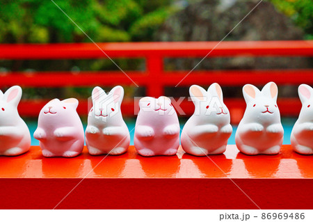 岡﨑神社のうさぎみくじ（京都） 86969486