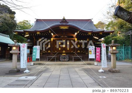 夕方の渋谷氷川神社 東京 夕方の渋谷氷川神社 東京 86970223