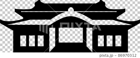 首里城 シルエット 首里城 シルエット 86970312