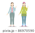 オフィスコーデと山ガールコーデ 86970590