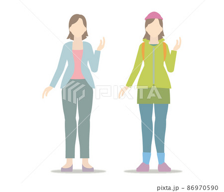 オフィスコーデと山ガールコーデ オフィスコーデと山ガールコーデ 86970590