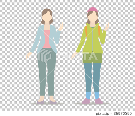 オフィスコーデと山ガールコーデ オフィスコーデと山ガールコーデ 86970590