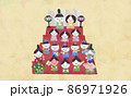 ひな人形のイラスト 86971926