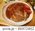 デミグラスソースハンバーグ 86972802