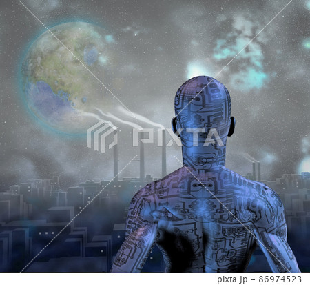 Industrial future world Industrial future world 86974523