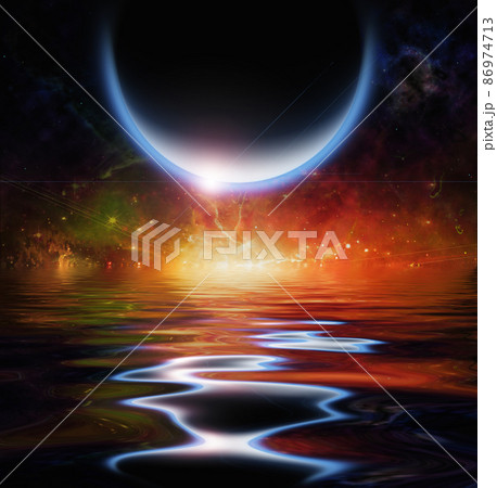 Waters reflection and Planets Waters reflection and Planets 86974713