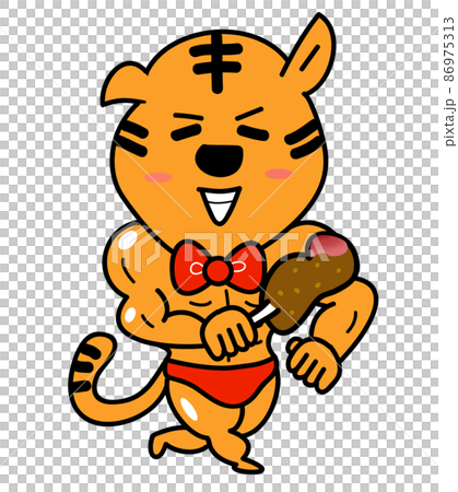 愛練肌肉的猛虎虎哥吃肉 86975313