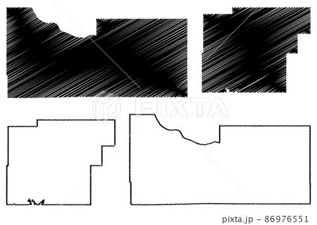 Major and Latimer County, Oklahoma State (U.S. county, United States of America, USA, U.S., US) map vector illustration, scribble sketch map Major and Latimer County, Oklahoma State (U.S. county, United States of America, USA, U.S., US) map vector illustration, scribble sketch map 86976551