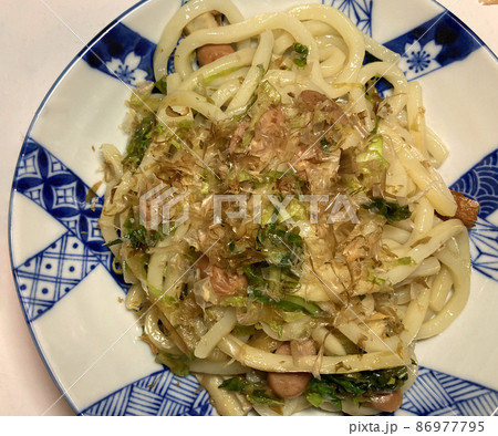 焼うどん　俯瞰 86977795
