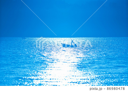 東郷湖しじみ漁 86980478