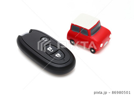 リモコンキーと車 リモコンキーと車 86980501
