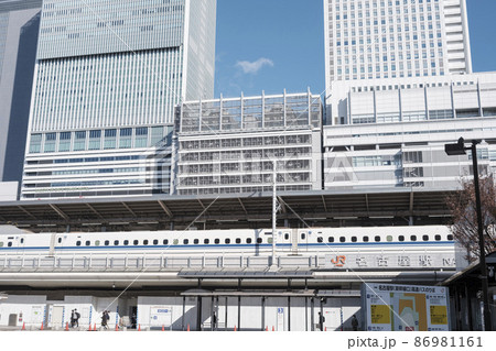 名古屋駅 新幹線口前の街並み 愛知県名古屋市中村区 名古屋駅 新幹線口前の街並み 愛知県名古屋市中村区 86981161