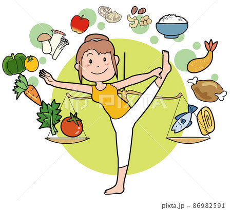 食事による栄養バランス 86982591