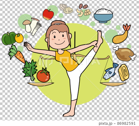 食事による栄養バランス 86982591