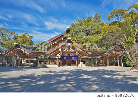 【熱田神宮 (神楽殿)】 愛知県名古屋市熱田区神宮 86982676