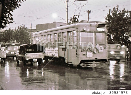 昭和43年 横浜市電弘明寺線廃止の日　弘明寺終点　横浜市　神奈川県 86984978