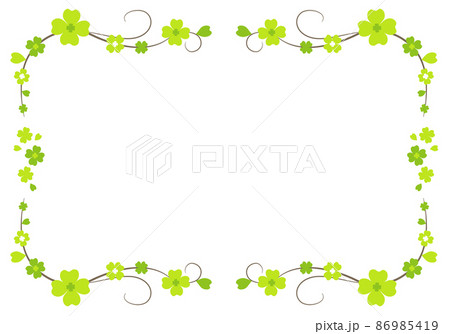四つ葉のクローバーフレーム 86985419