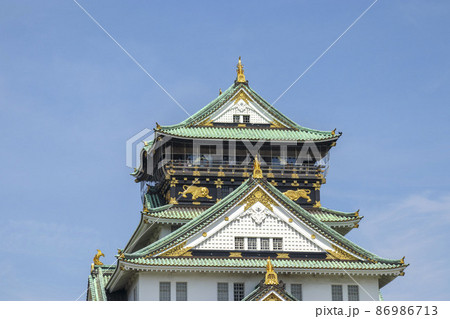 春の大阪城 86986713