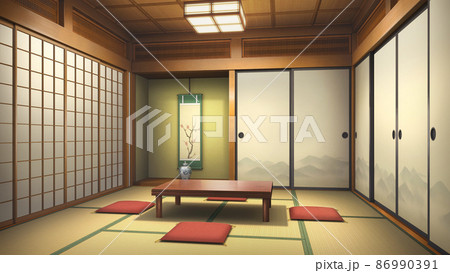 和室_夜_点灯 和室_夜_点灯 86990391