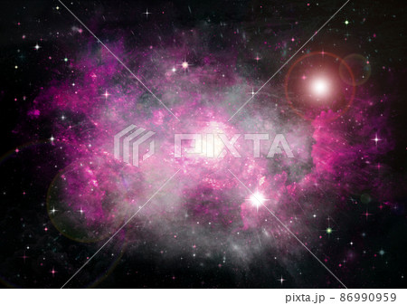 galaxy in a free space. 3D rendering galaxy in a free space. 3D rendering 86990959