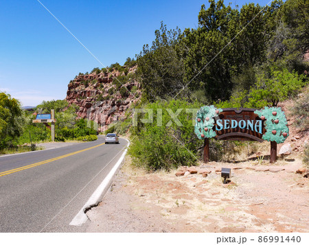 米アリゾナ州・セドナのシティ・リミット 86991440