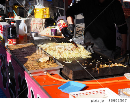 屋台　焼きそば 86991567