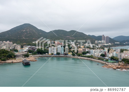 Stanley Bay, the south of Hong Kong island  2 Feb 2022 86992787