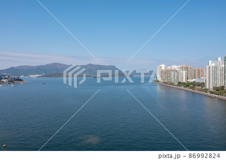Residents building in Ma On Shan, Hong Kong 4 Feb 2022 86992824