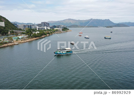 the landscape of Sha Tin Hoi , hong kong 4 Feb 2022 the landscape of Sha Tin Hoi , hong kong 4 Feb 2022 86992929