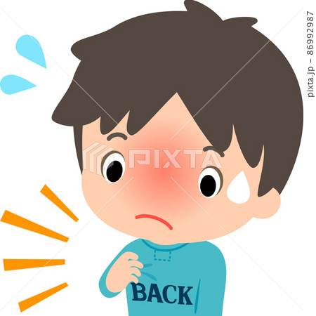 シャツを前後ろ反対に着ていた男性 シャツを前後ろ反対に着ていた男性 86992987