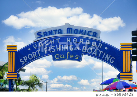 サンタモニカのピア アメリカ カルフォルニア州 サンタモニカのピア アメリカ カルフォルニア州 86993428