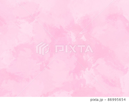 荒い塗りの背景・ピンク 86995654