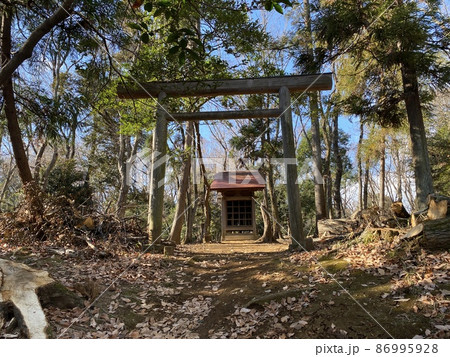東京都町田市の奈良ばい谷戸 小野路城の神社 東京都町田市の奈良ばい谷戸 小野路城の神社 86995928