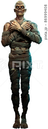 Mummy at rest 3D illustration Mummy at rest 3D illustration 86999408
