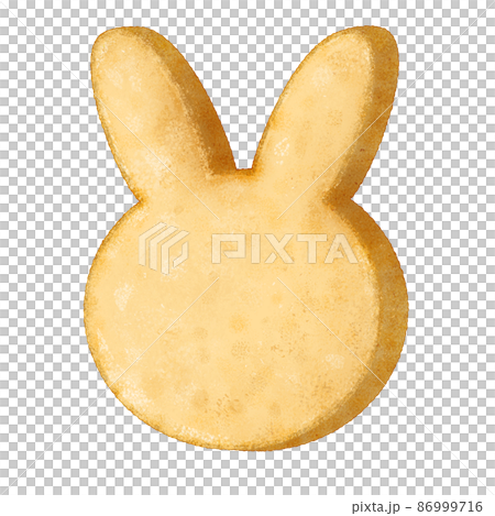 Illustration of a plain die-cut cookie in the... - Stock Illustration ...