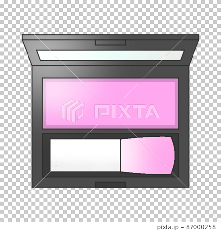 ピンクのチークのイラスト 87000258