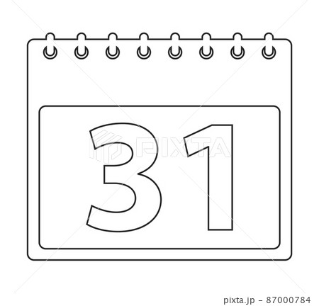 Calendar line Icon. Vector EPS. Calendar line Icon. Vector EPS. 87000784