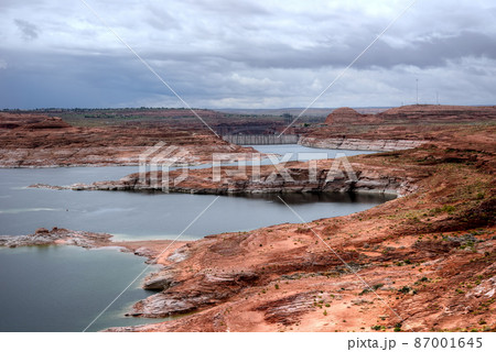 Glen Canyon Dam Lake Powell Glen Canyon Dam Lake Powell 87001645