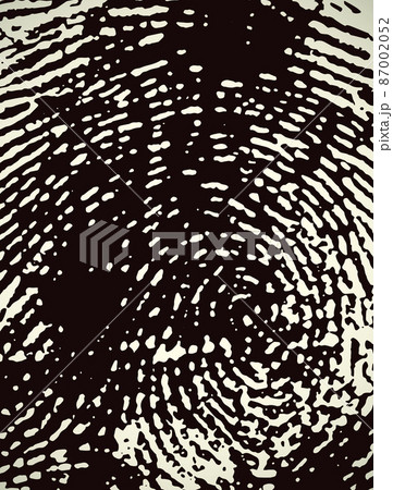 Fingerprint. Vector drawing black pattern Fingerprint. Vector drawing black pattern 87002052